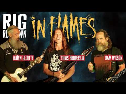 In Flames' Rig Rundown with Björn Gelotte, Chris Broderick & Liam Wilson Guitar & Bass Gear Tour