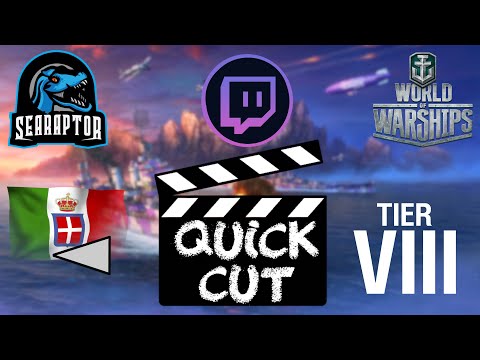 World of Warships - Quick Cut: Tier VIII Italian Destroyer Vittorio Cuniberti
