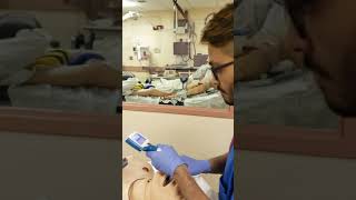 UE scope. Sometimes using the UE scope as D.L. assists first pass success as Video Laryngoscopy