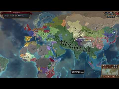 Timurid to Mughals - WC EU4 Timelapse