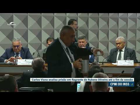 Presidente da CPMI do INSS avalia prisão em flagrante de depoente