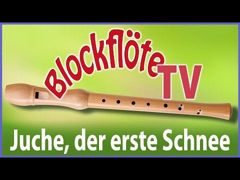 Juche, der erste Schnee • deutsche Blockflöte