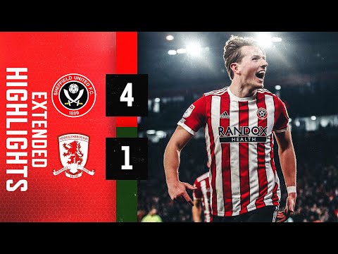 Sheffield United 4-1 Middlesbrough | Extended EFL Championship highlights