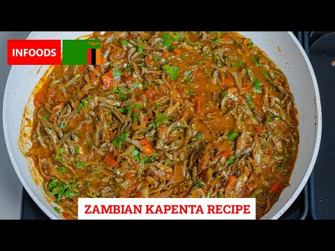 🇿🇲 Zambian Kapenta Recipe | How to Make Kapenta | Zambian Food | Infoods