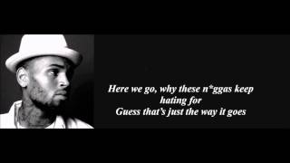 Chris Brown - Marvin&#39;s Room (Remix) Lyrics HD