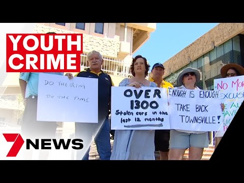 Take Back Townsville protests youth crime laws | 7NEWS