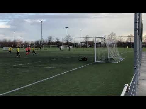 20171209 SV Nootdorp JO13-1 - Katwijk JO13-1 2-1 - Doelpunt 1-0