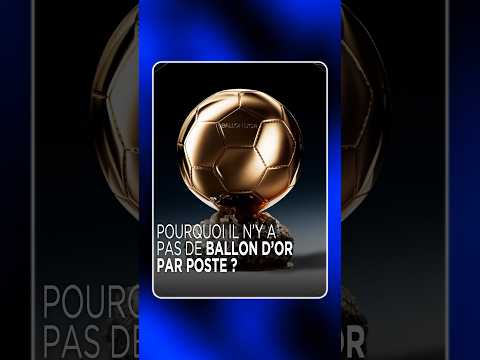 Pourquoi il n’y a pas un ballon d’or par poste ?🏆🤔 #ballondor #francefootball #messi #kane