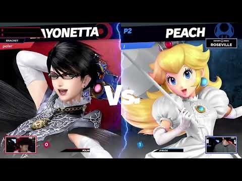 Polar (Bayonetta, Wii Fit Trainer) vs Jimrude (Peach) - Super Smash Tuesdays #27 @ Esports Arena Ros