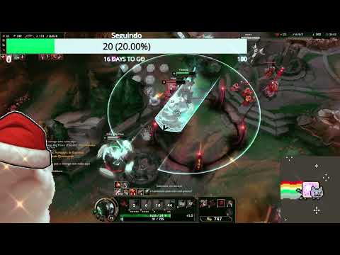 Veigar Santa Klaus versus Mordekaiser on Christmas