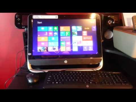 HP Pavilion 20-b010 All-in-One Desktop Computer first try out.