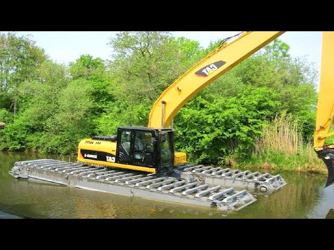 10 Extreme Dangerous Idiots Excavator Operator Skills - Fastest Climbing Excavator Machines Driving