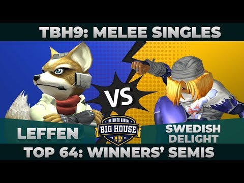 Leffen vs Swedish Delight - Top 64 Winners' Semifinals: Melee Singles - TBH9 | Fox vs Sheik