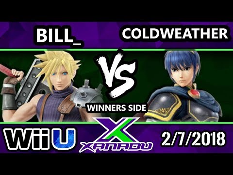 S@X 240 Smash 4 - Bill_ (Cloud) Vs. Coldweather (Marth) - SSB4 Winners Bracket - Smash for Wii U