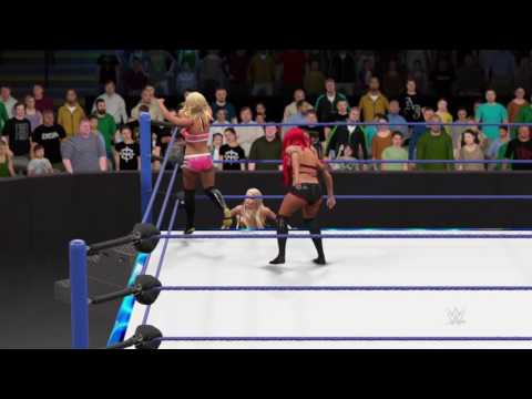 WWE 2K17 SmackDown Eva Marie vs Alexa Bliss