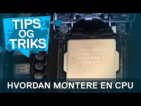 Hvordan montere en CPU | Tips og Triks