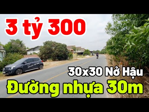 Đất mặt tiền 967m2 nở hậu giá 3 tỷ 300 triệu gần Chợ Bình Thạnh ở xã Phước Chỉ Tây Ninh gần TPHCM