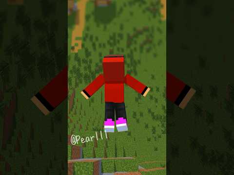 JJ Falling - minecfaft animation ［maizen mikey and JJ］#shorts