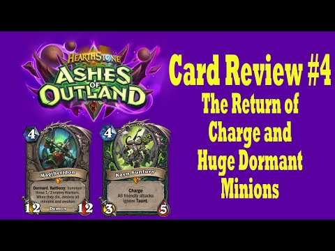 Blizzard Printed the Craziest Charge Minion Ever Seen?! - Hearthstone Ashes of Outland Card Review 4