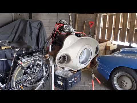 panhard 24 engine first run after rebuild