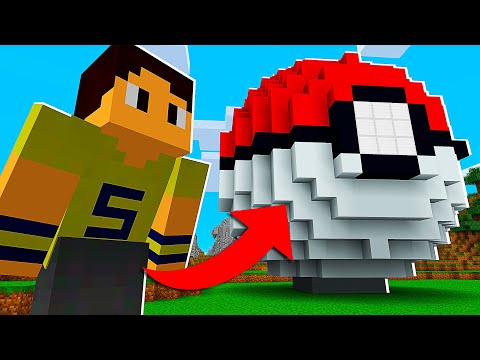 I FOUND A GIANT POKEBALL - Pokemon Hardcore #10 (Minecraft)