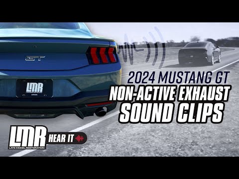 2024+ Mustang GT Non-Active Exhaust: Stock Sound Clips - Revs, Take Offs, Fly-bys, & Decibel Levels