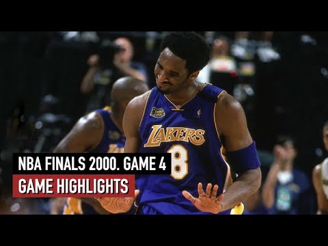 NBA Finals 2000. Lakers vs Pacers Game 4 Highlights. Shaq 36 pts, Bryant  28 pts, Miller 35 pts HD