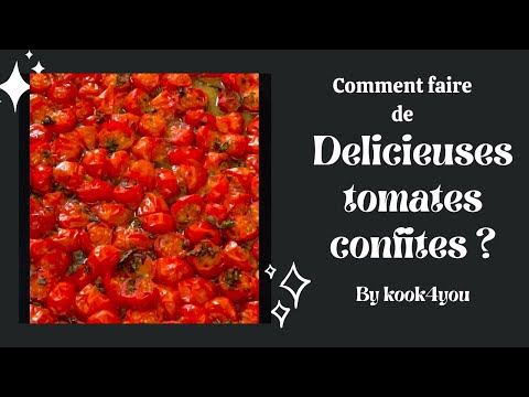 Recette Salade de tomates cerises confites