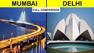 Mumbai vs Delhi Full Comparison UNBIASED in Hindi | Delhi vs Mumbai