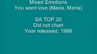 Mixed Emotions - You Want Love (Maria Maria) video