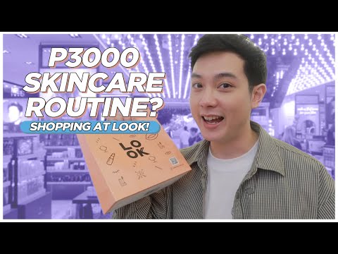 Skincare Shopping with a P3000 BUDGET? 😱 Buying a COMPLETE ROUTINE at LOOK! (Filipino) | Jan Angelo
