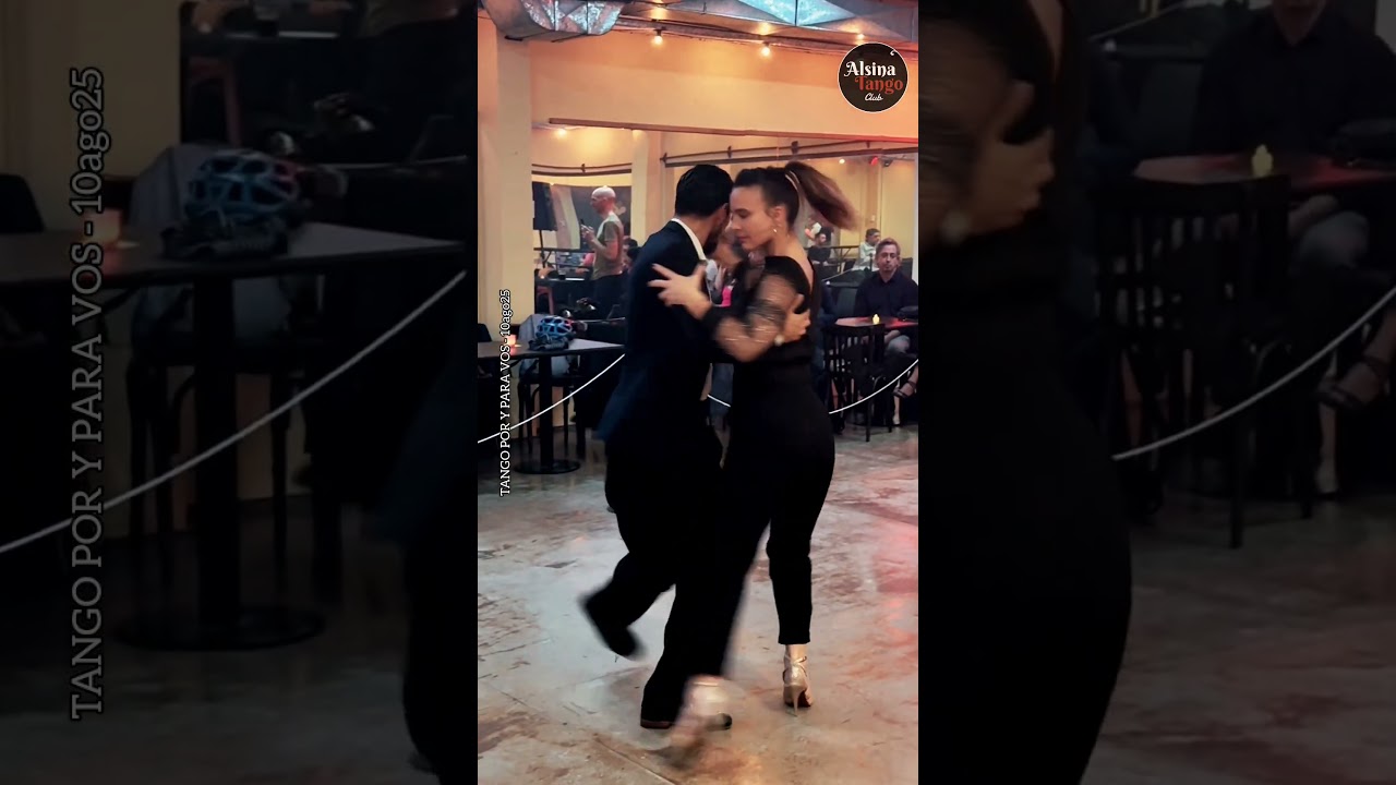 Video thumbnail for Elise Barbot y Roque Bravo. Sin Lágrimas (Francini Pontier) Alsina Tango club 10ago25