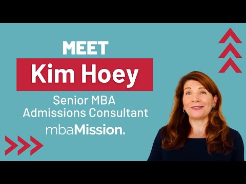 Meet MBA Admissions Expert Kimberly Hoey | mbaMission - YouTube
