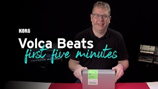 Video thumbnail for Get started with the Volca Beats - your first five minutes by Korg UK