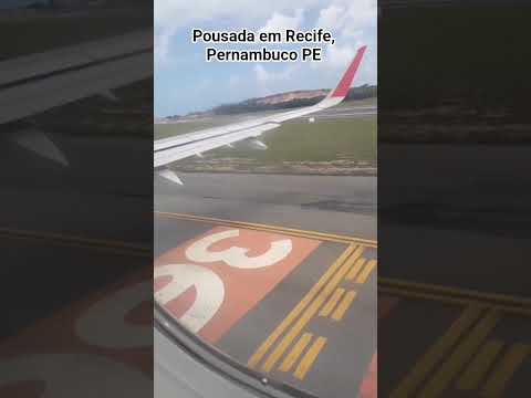 Avião ✈️  pousado em Recife Pernambuco PE #pernambuco #belojardim #espalhadeira #serradoventope #sp