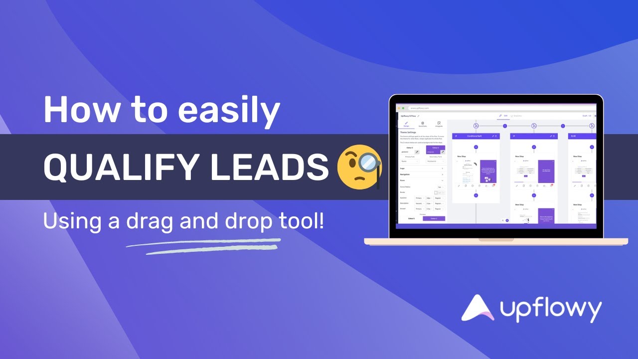 How to create a customer qualification flow in Upflowy