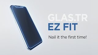 Spigen Glas t.R EZ Fit Apple iPhone XR Screen Protector Tempered Glass
