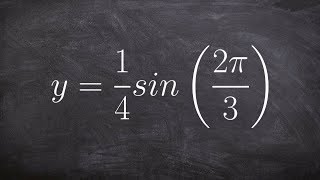 How to find the period and amplitude of the equation of sine
