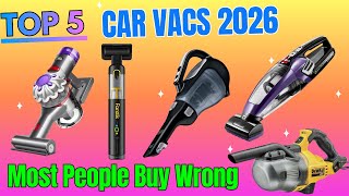 Top 5 Best Car Vacuum Cleaners 2026 | Best Cordless Handheld