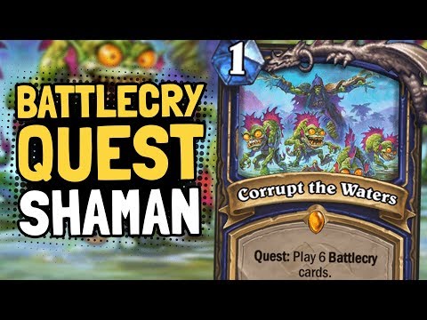 BATTLECRY QUEST SHAMAN Is Actually NUTS! | Hearthstone