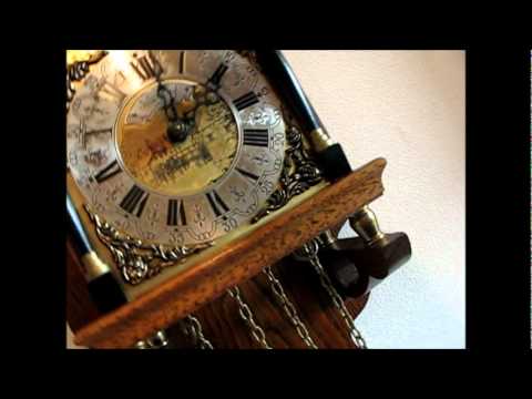 Beautiful Warmink Oak 8 Day Warmink Sallander Wall Clock For Sale On eBay UK