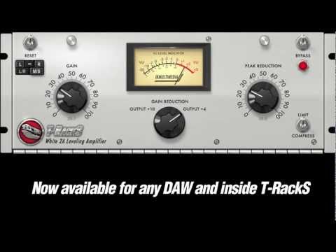 T-RackS 3 Singles Black 76 Limiting Amplifier and White 2A Leveling Amplifier Trailer