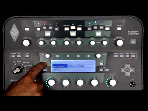 Kemper Profiler Tutorials - Performance Mode (edit) - german