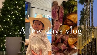 A few days vlog | new port fashion island, thanksgiving day, christmas tree 🧸🤎