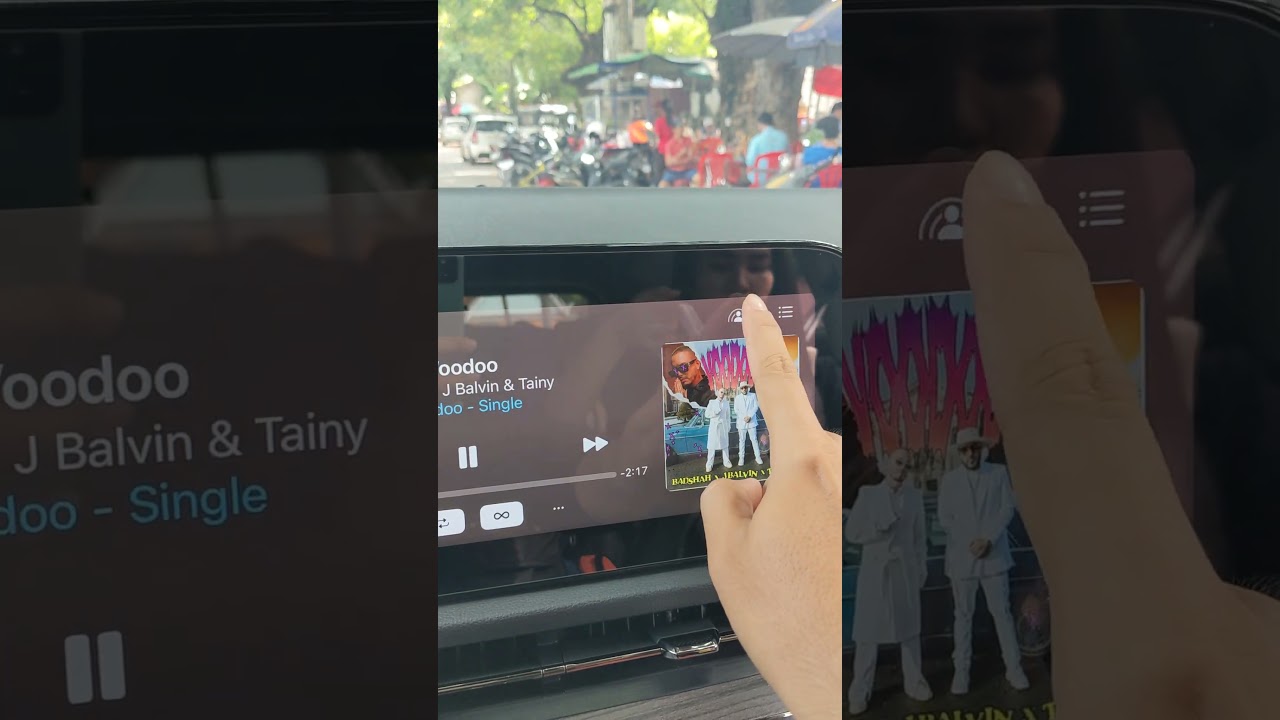 iOS 17 CarPlay with new SharePlay!