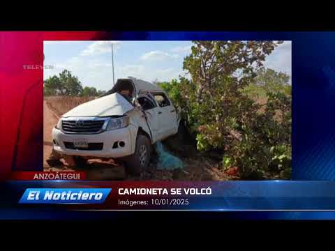 Camioneta se volcó dejando un muerto y dos heridos – El Noticiero emisión meridiana 10/01/25