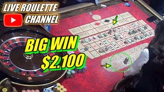 🔴LIVE ROULETTE |🚨 BIG WIN 💲2.100 In Las Vegas Casino 🎰 Hot Session Exclusive ✅ 2023-05-04 Video Video