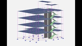 SPACE GASS Tutorial: Modelling of a commercial building