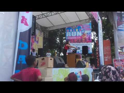 VIDEO: Rischa KDI Hibur Peserta Color Run Luwu Utara