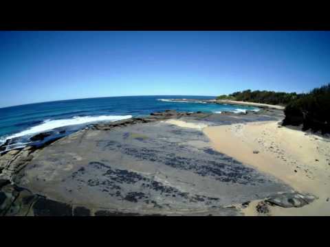 Drone footage of Dolphin Point